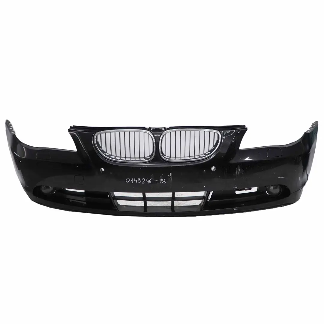 Front Bumper BMW E60 E61 Trim Panel Black Sapphire Metallic - 475