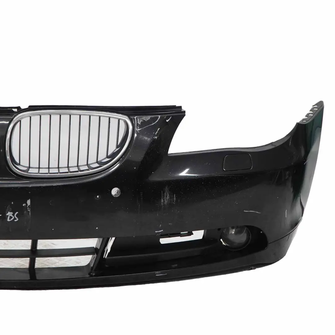 Front Bumper BMW E60 E61 Trim Panel Black Sapphire Metallic - 475