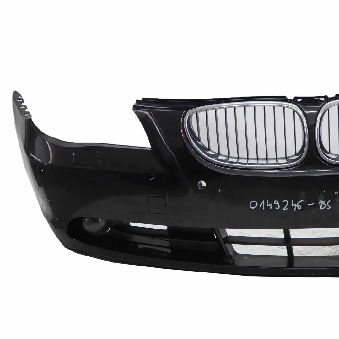 Front Bumper BMW E60 E61 Trim Panel Black Sapphire Metallic - 475