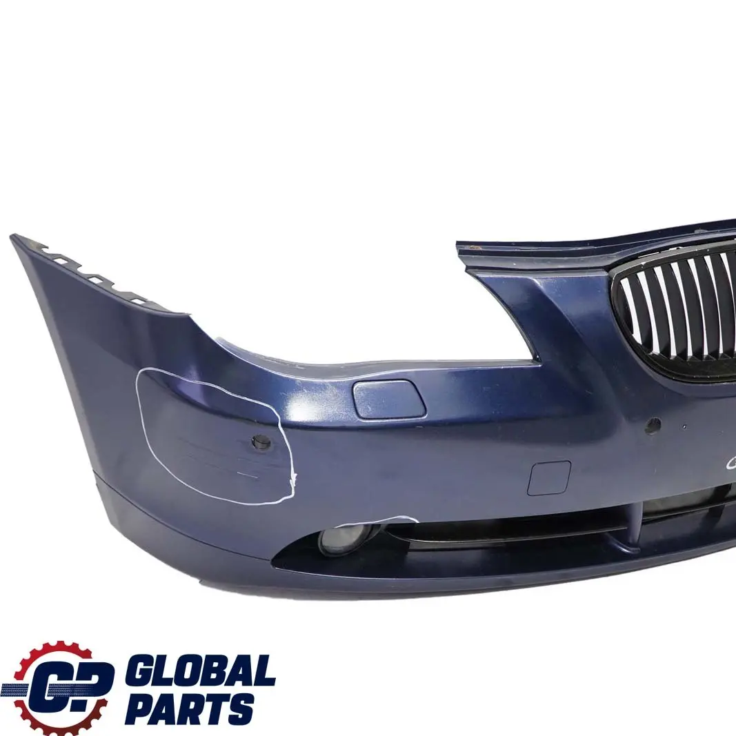 BMW 5 Series E60 E61 1 Front Bumper Trim Panel Mysticblau Mystic Blue - A07