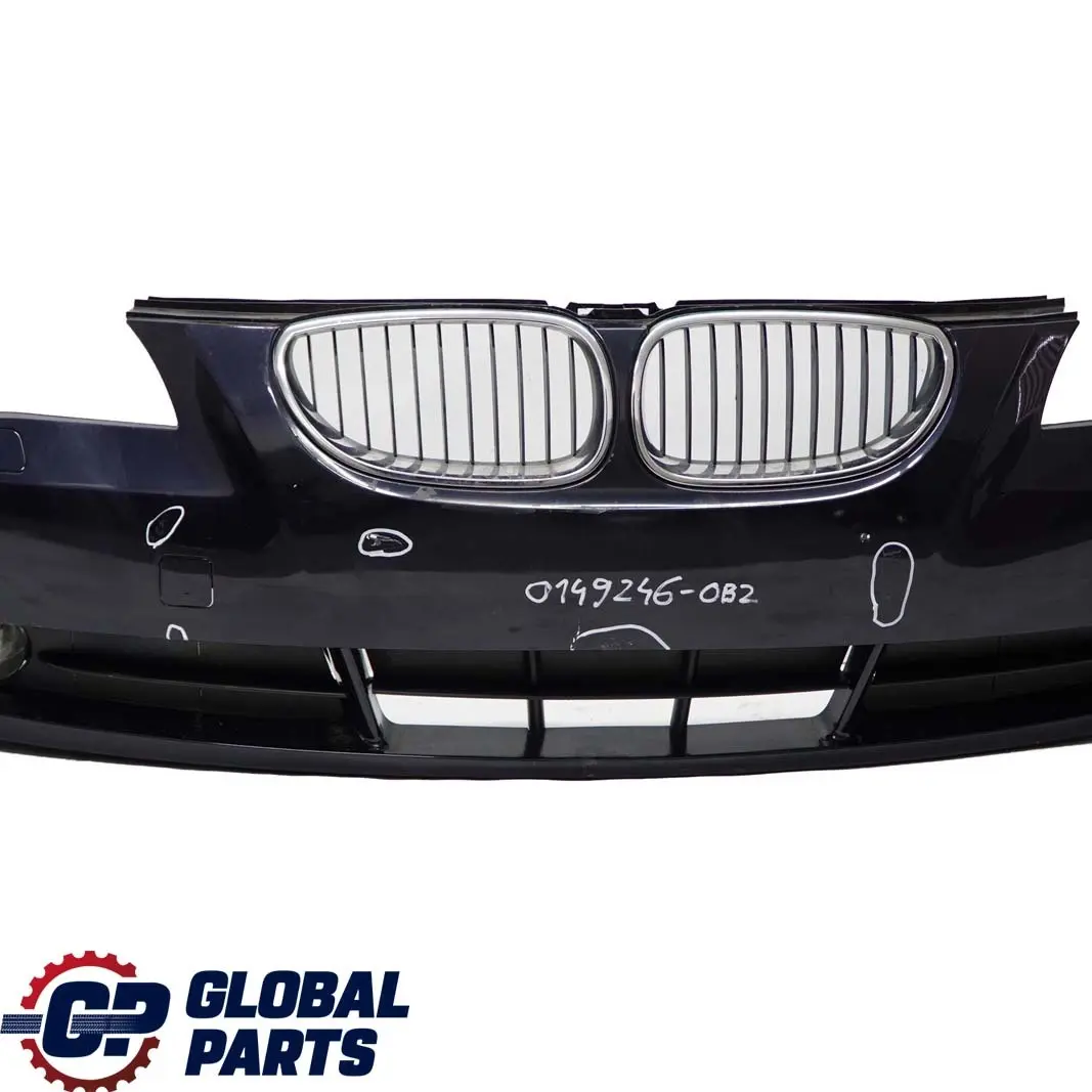 BMW 5 E60 E61 2 Front Bumper Trim Panel Orientblau Orient Blue - 317