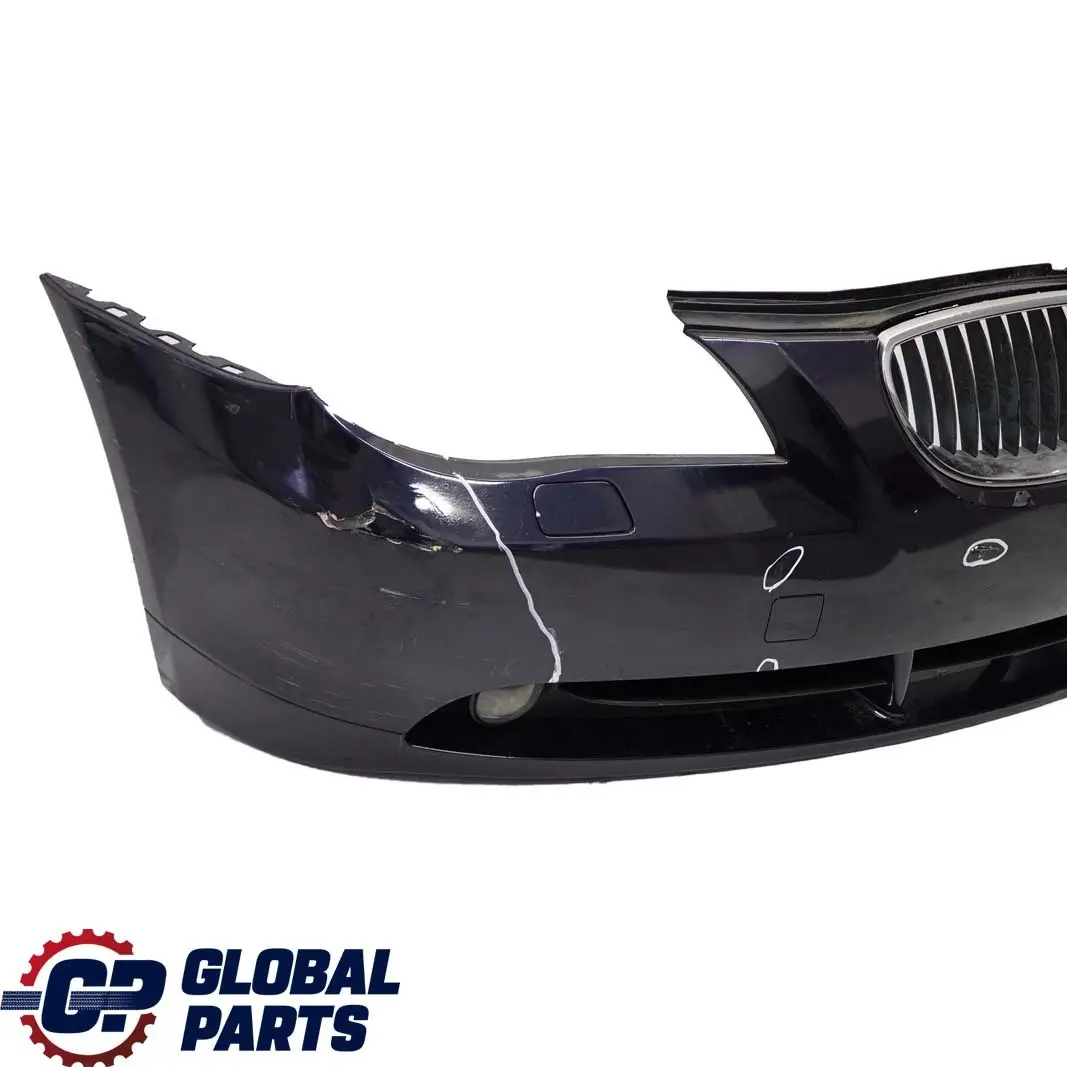 BMW 5 E60 E61 2 Front Bumper Trim Panel Orientblau Orient Blue - 317