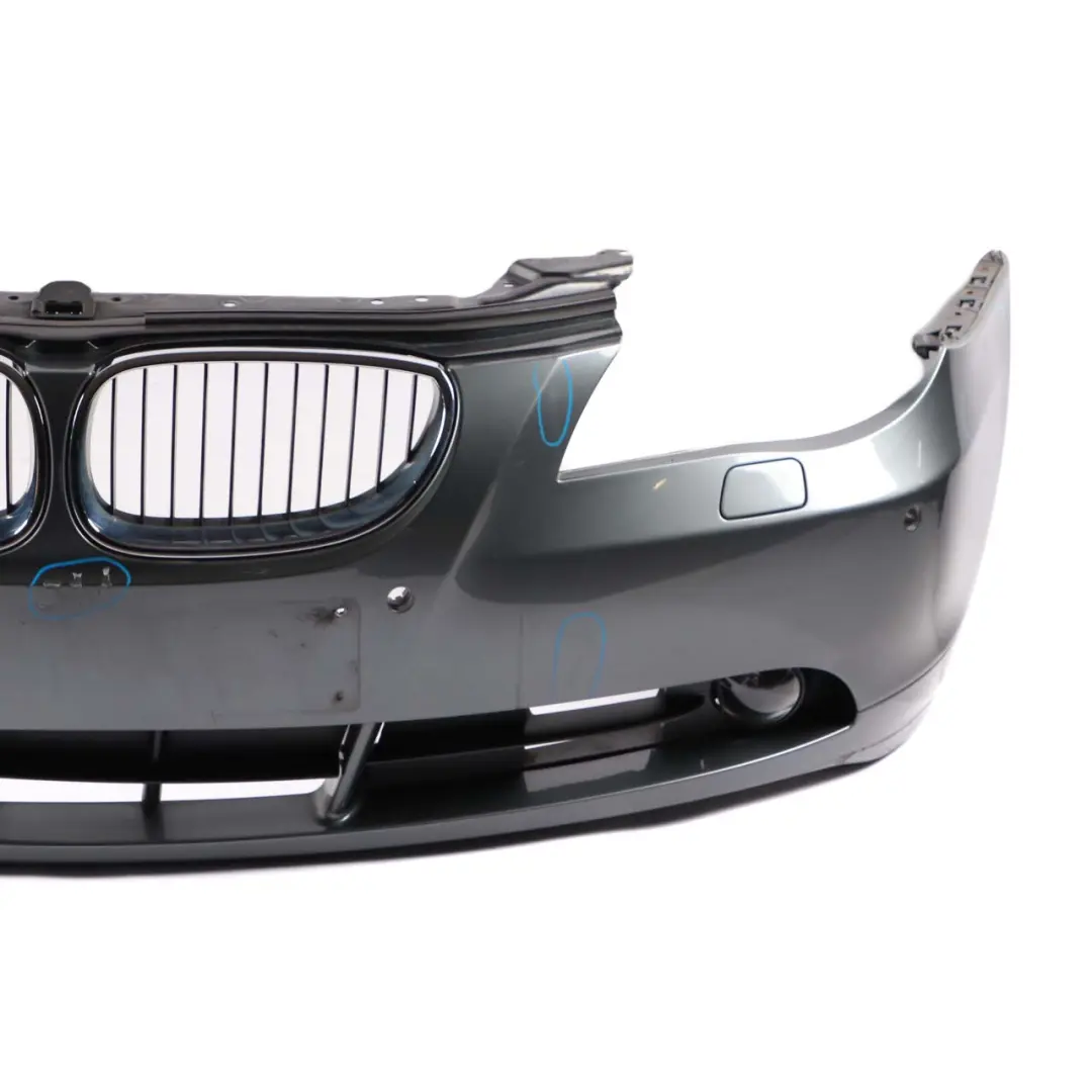 BMW 5 E60 E61 Front Bumper Trim Panel Titangrau Titan Grey II Metallic - A36