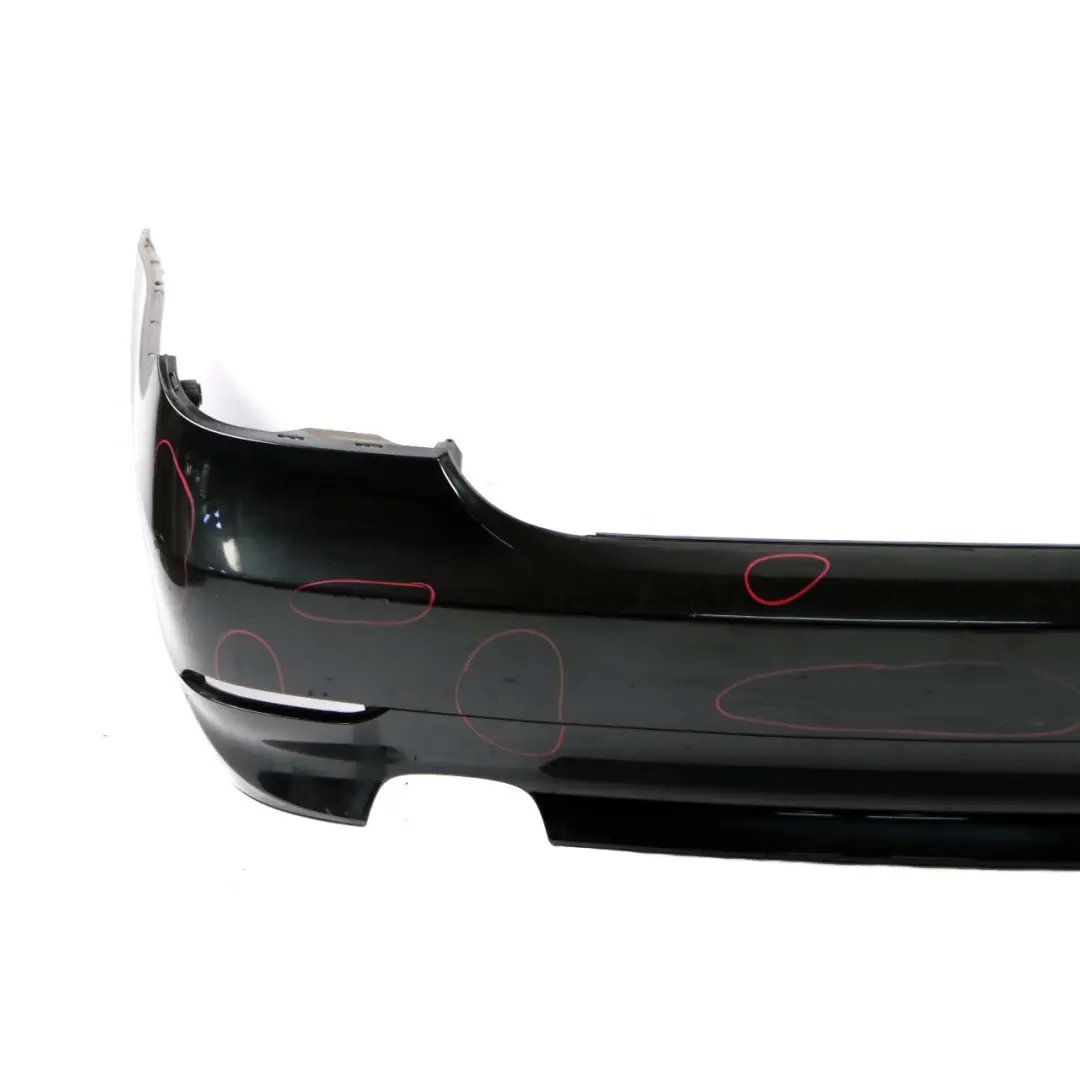 BMW E60 Bumper Rear Saloon Trim Panel Cover Black Sapphire Metallic - 475