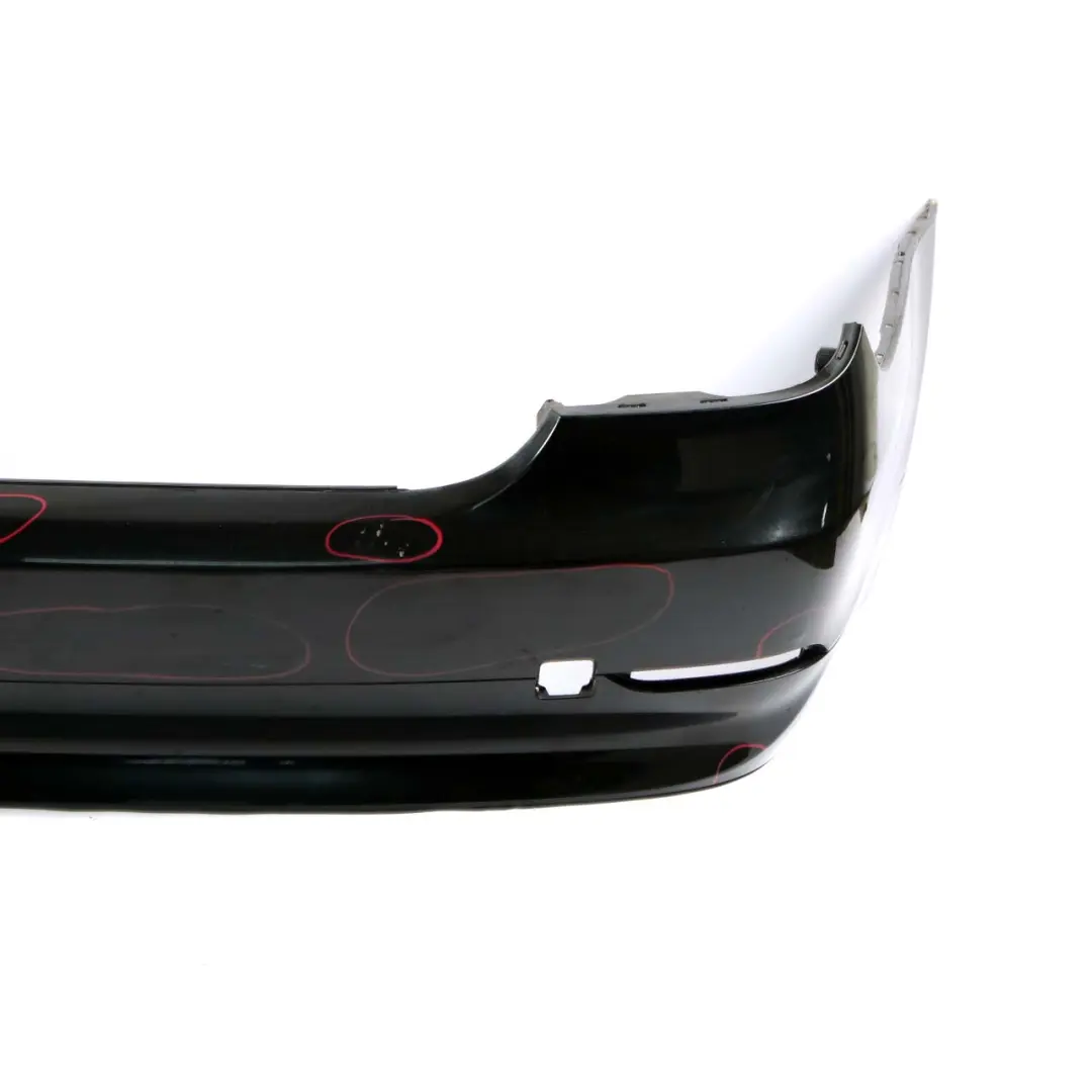 BMW E60 Bumper Rear Saloon Trim Panel Cover Black Sapphire Metallic - 475