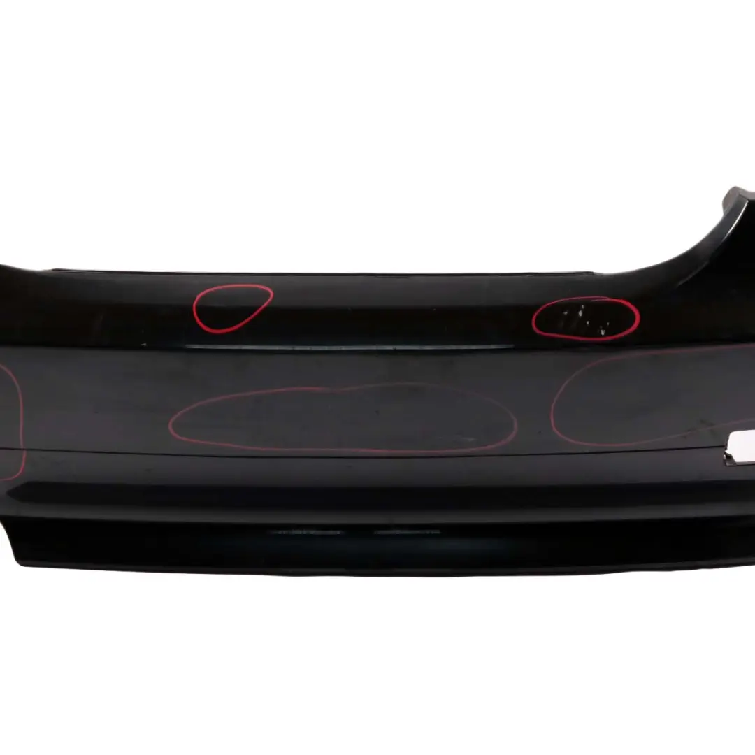 BMW E60 Bumper Rear Saloon Trim Panel Cover Black Sapphire Metallic - 475