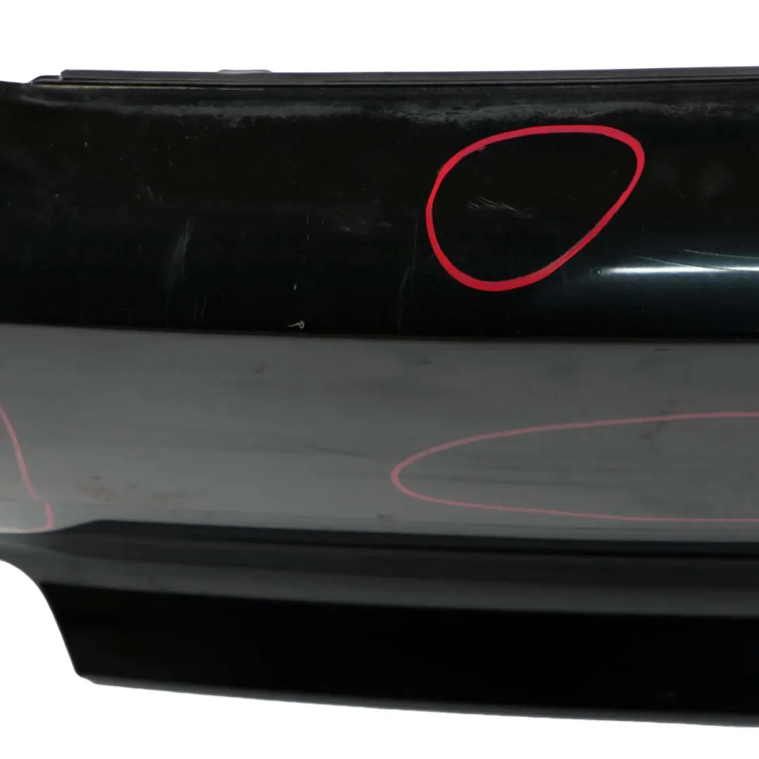 BMW E60 Bumper Rear Saloon Trim Panel Cover Black Sapphire Metallic - 475