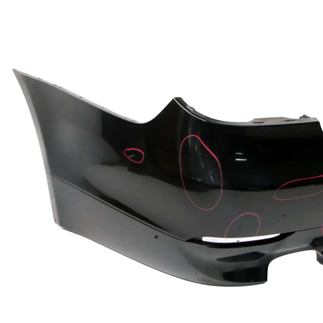 BMW E60 Bumper Rear Saloon Trim Panel Cover Black Sapphire Metallic - 475