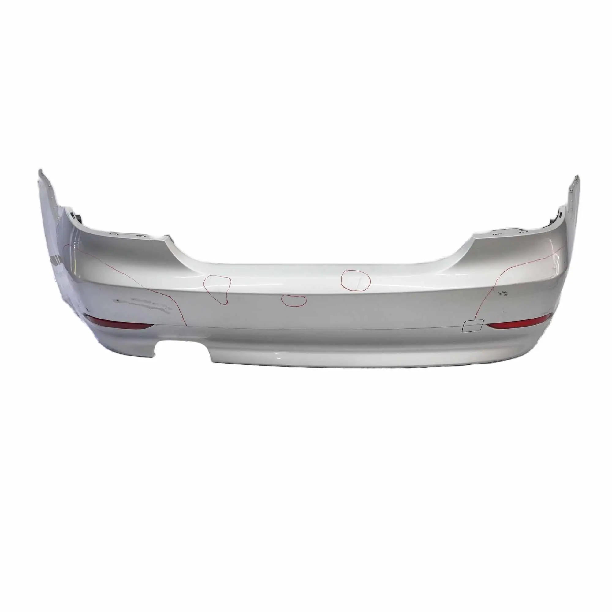 BMW E60 Saloon Rear Bumper Trim Panel Titansilber Titan Silver Metallic - 354