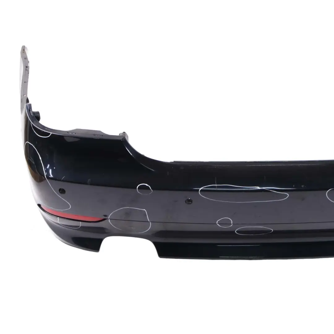 BMW E60 Rear Bumper PDC Trim Panel Saloon Monacoblau Blue Metallic - A35