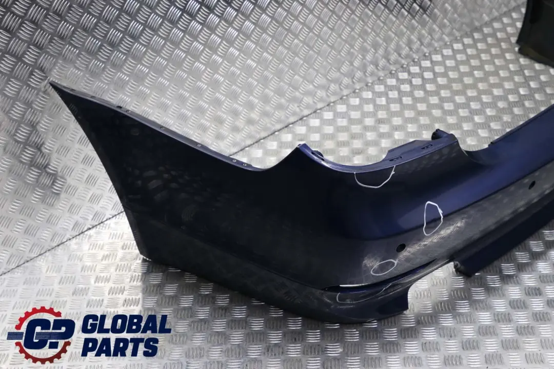 BMW 5 E60 Saloon Rear Bumper PDC Mysticblau Mystic Blue Metallic - A07