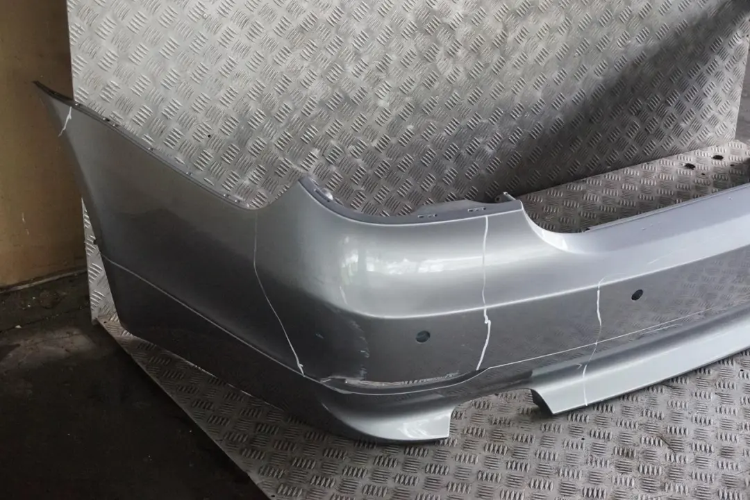 BMW 5 Series E60 2 Saloon Rear Bumper PDC Silbergrau Grey Metallic - A08