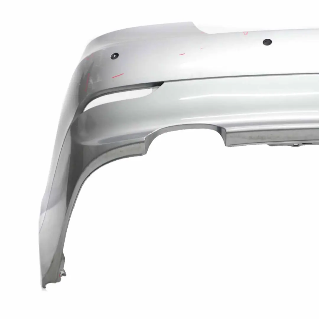 BMW E60 Saloon Rear Bumper PDC Silbergrau Grey Metallic - A08