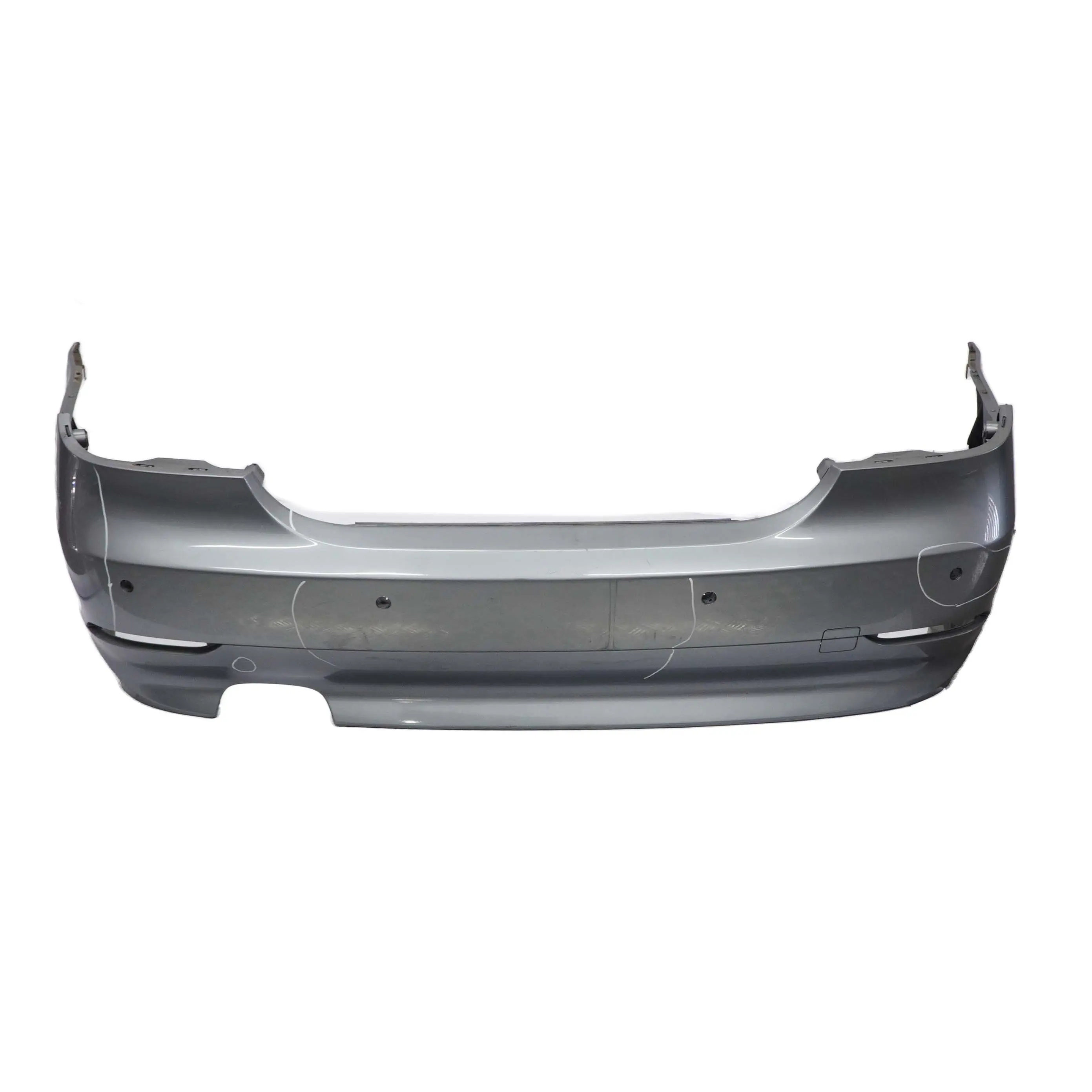 BMW E60 Bumper Rear PDC Trim Panel Silbergrau Grey Metallic - A08