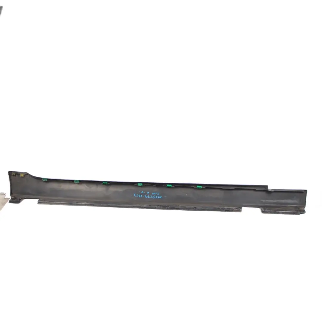 BMW E60 E61 Side Skirt Door Sill Cover Left N/S Black Sapphire Metallic - 475