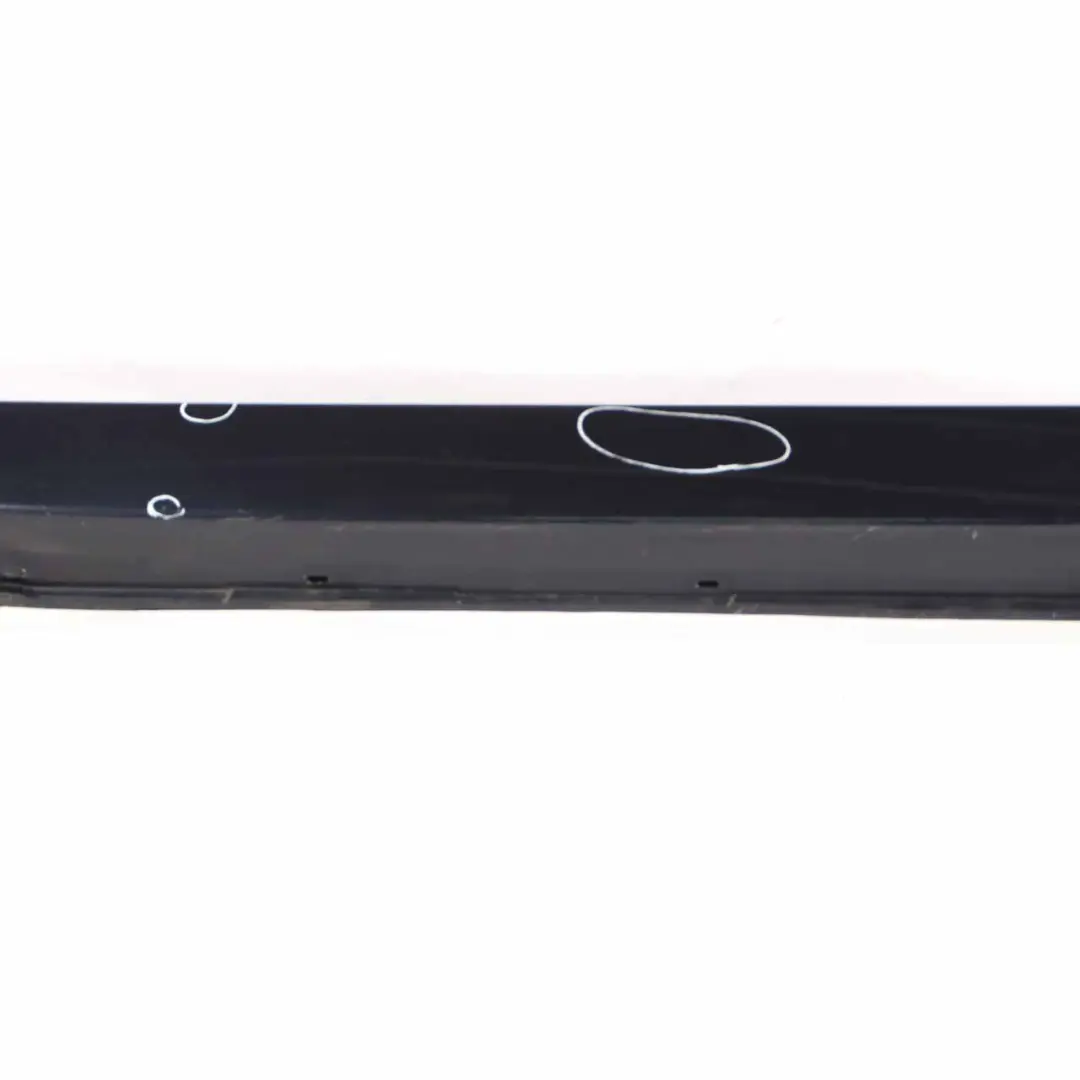 BMW E60 E61 Door Sill Side Cover Skirt Left N/S Monacoblau Blue - A35