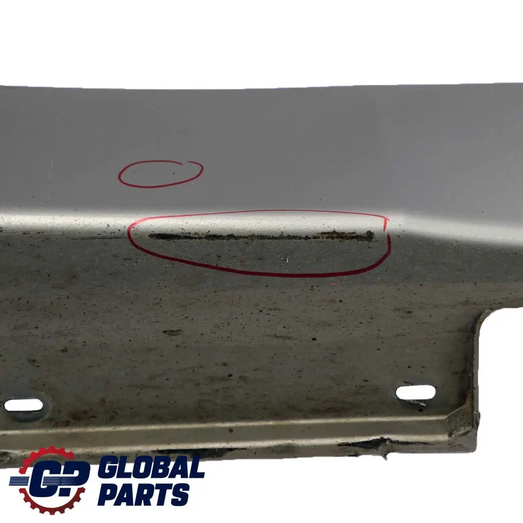 BMW 5 Series E60 E61 Door Sill Side Cover Skirt Left N/S Silbergrau Silver Grey