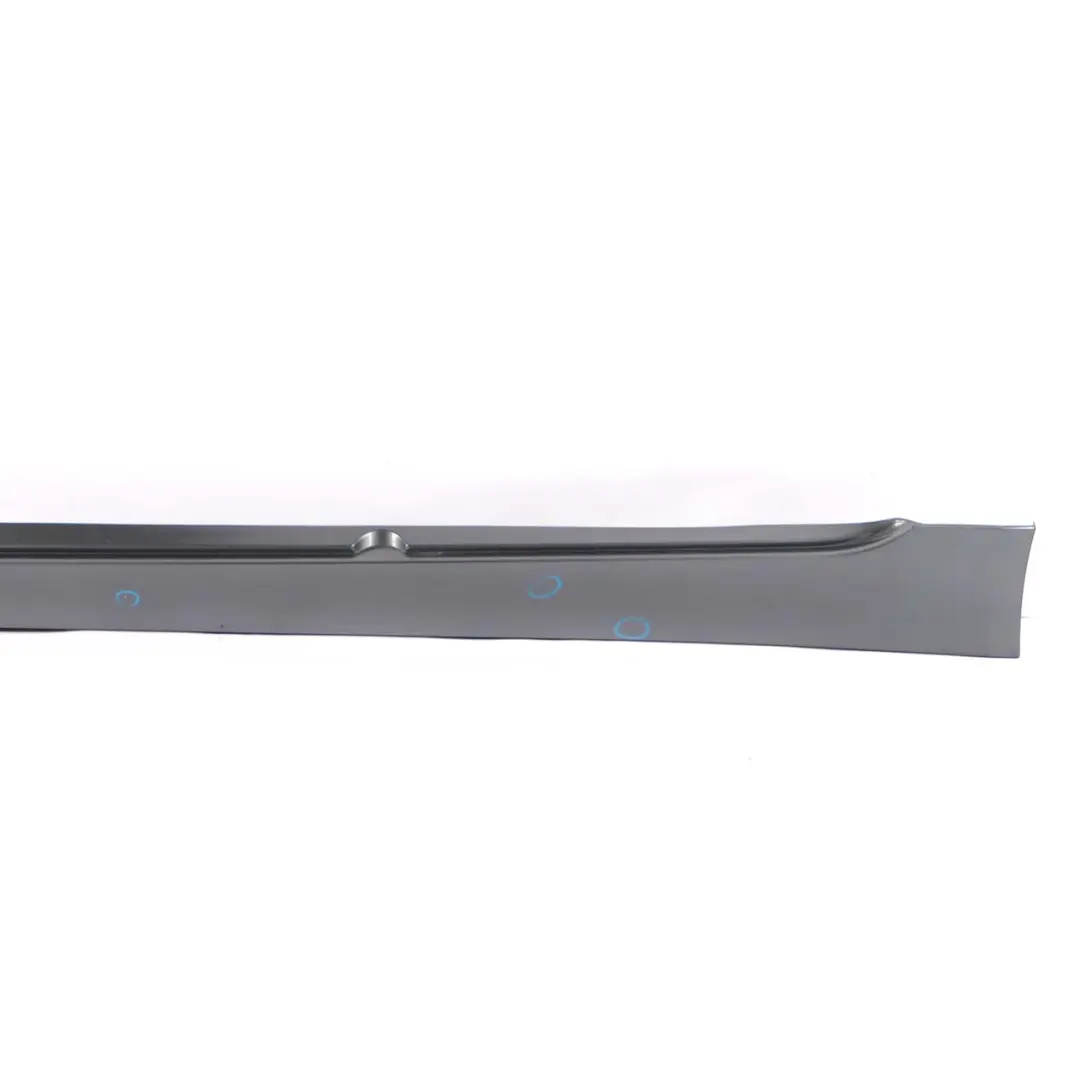 BMW 5 E60 E61 2 Door Sill Side Cover Skirt Left N/S Titangrau Titan Grey - A36