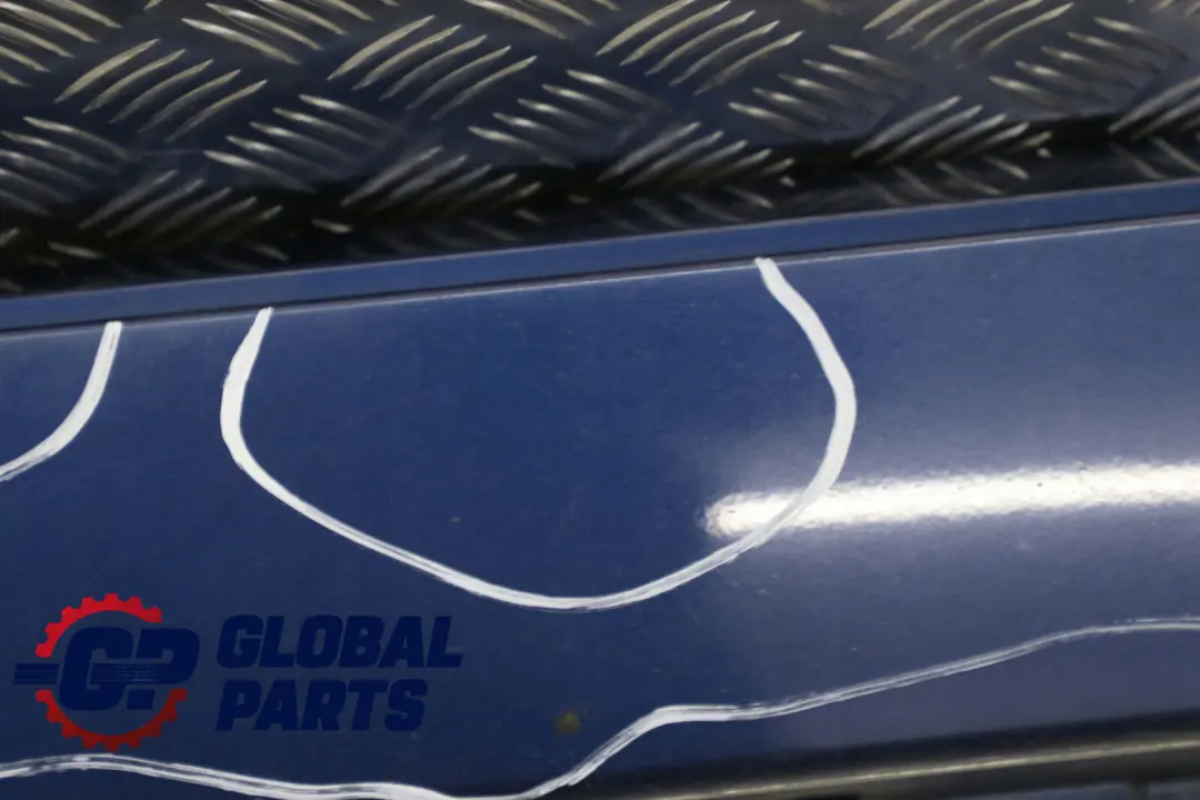 BMW 5 E60 E61 Door Sill Side Cover Skirt Right O/S Mysticblau Blue Metallic A07