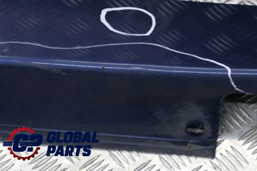 BMW 5 E60 E61 Door Sill Side Cover Skirt Right O/S Mysticblau Blue Metallic A07