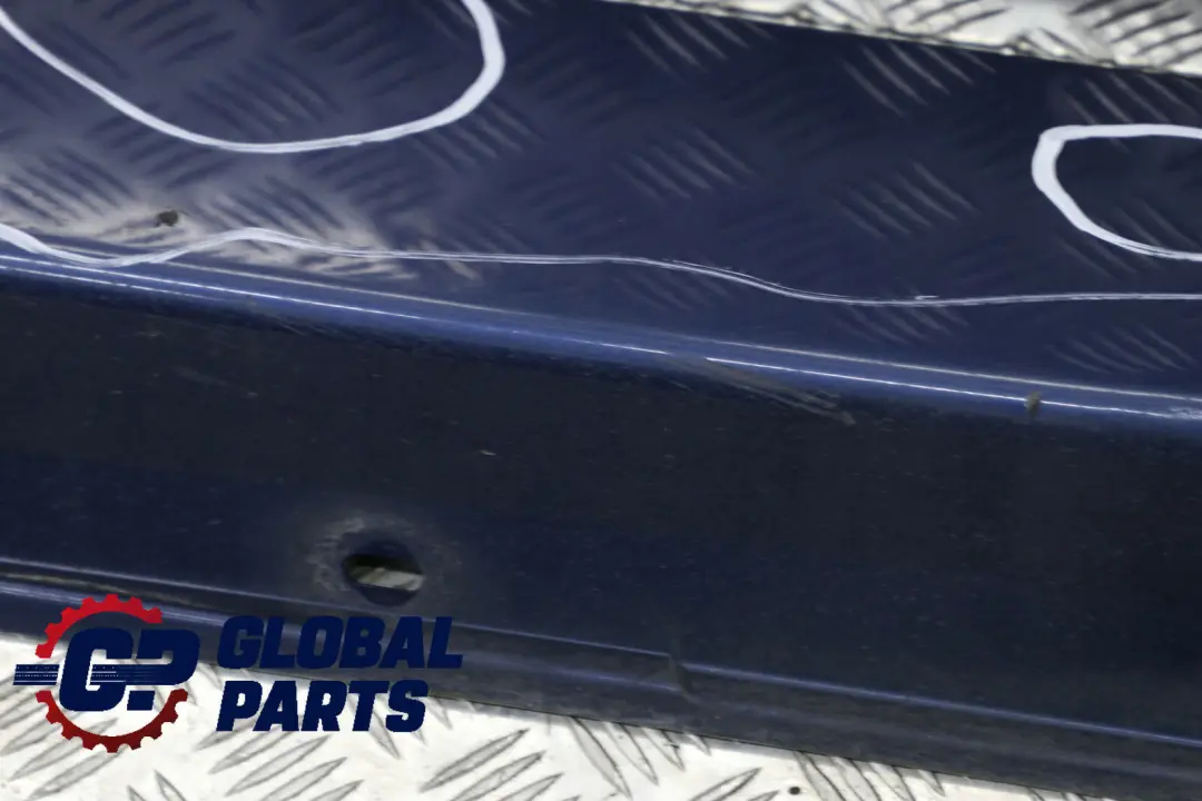 BMW 5 E60 E61 Door Sill Side Cover Skirt Right O/S Mysticblau Blue Metallic A07