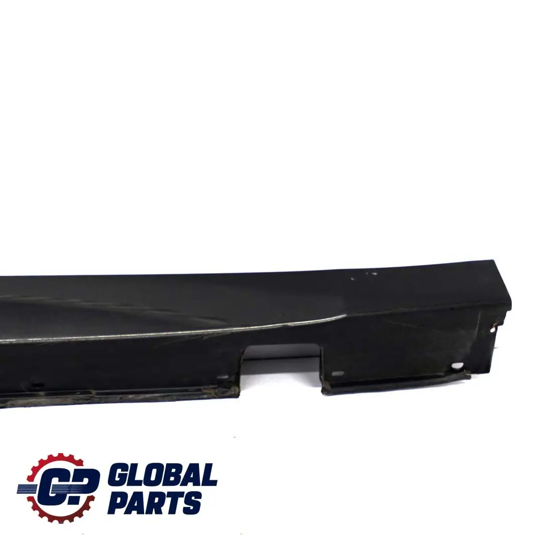 BMW 5 E60 E61 Door Sill Side Cover Skirt Right O/S Black Sapphire - 475