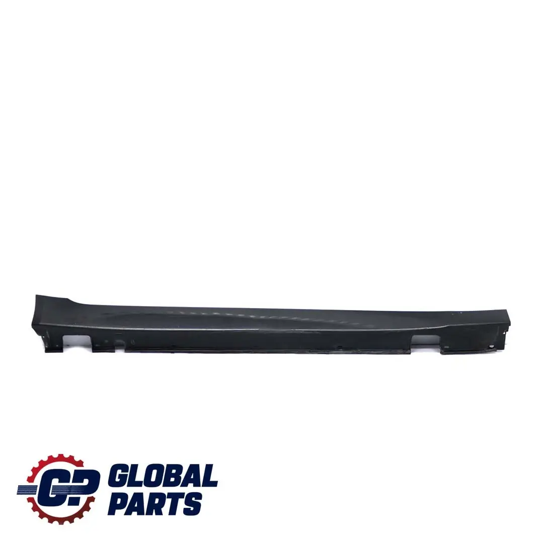 BMW 5 E60 E61 Door Sill Side Cover Skirt Right O/S Black Sapphire - 475