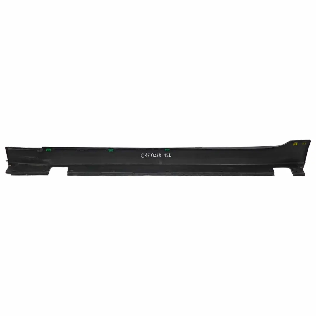 BMW E60 E61 Side Skirt Door Sill Cover Right O/S Black Sapphire Metallic - 475