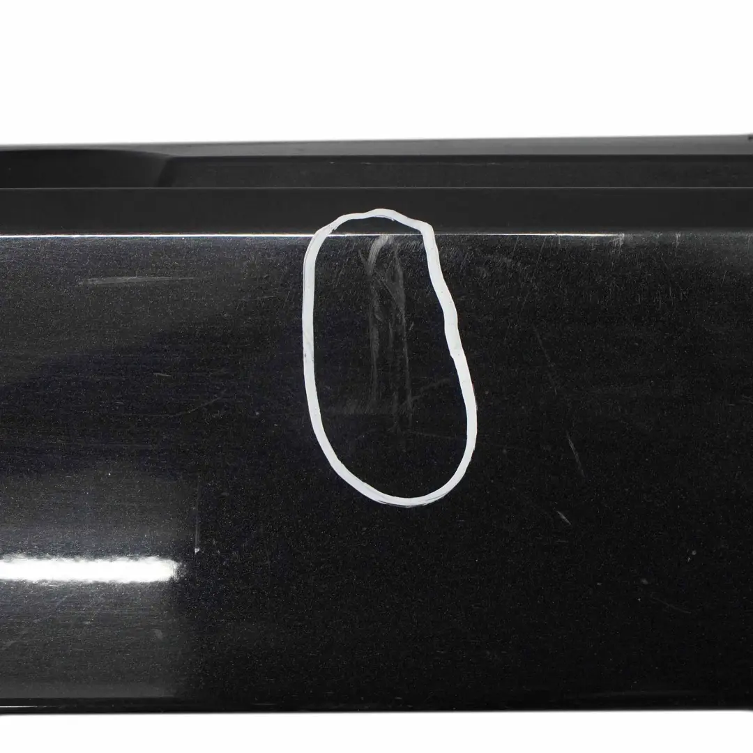 BMW E60 E61 Side Skirt Door Sill Cover Right O/S Black Sapphire Metallic - 475