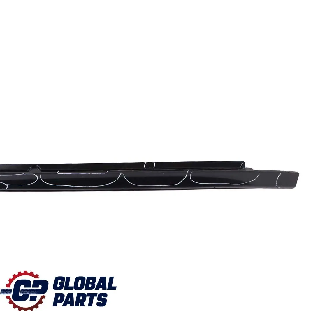 BMW 5 E60 E61 M Sport M5 Door Sill Side Cover Skirt Right O/S Carbon Black 416