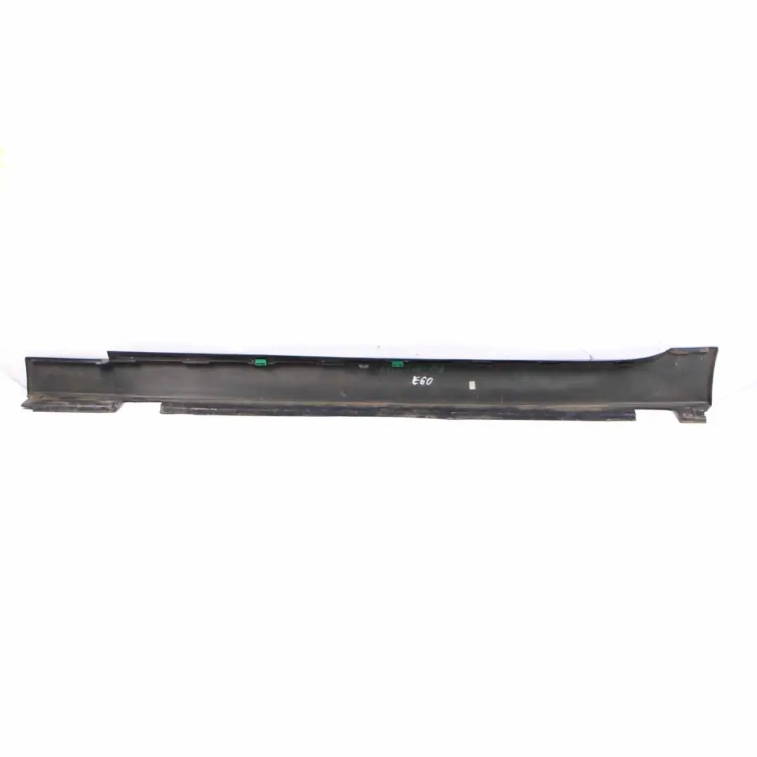 BMW E60 E61 Side Skirt Door Sill Cover Right O/S Monacoblau Blue Metallic - A35