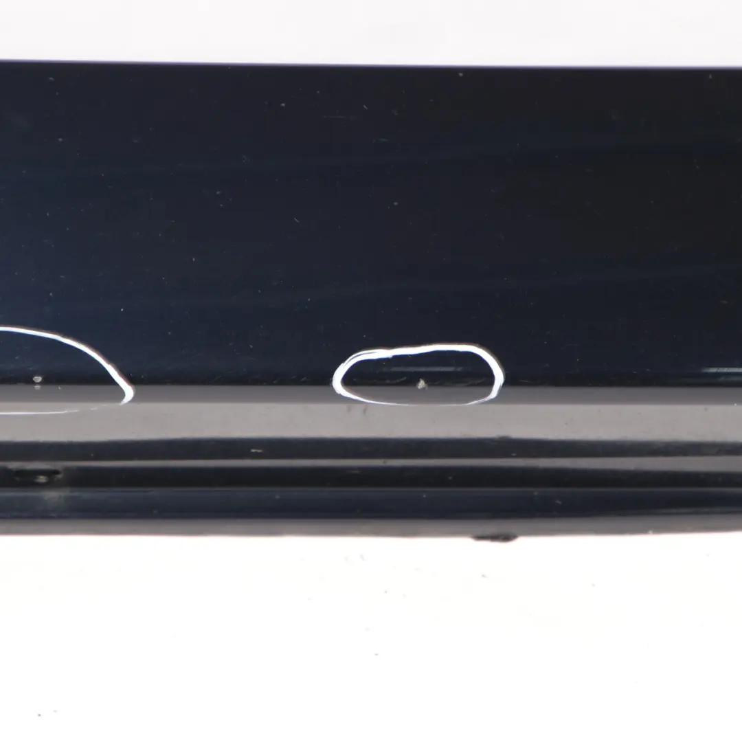 BMW E60 E61 Side Skirt Door Sill Cover Right O/S Monacoblau Blue Metallic - A35