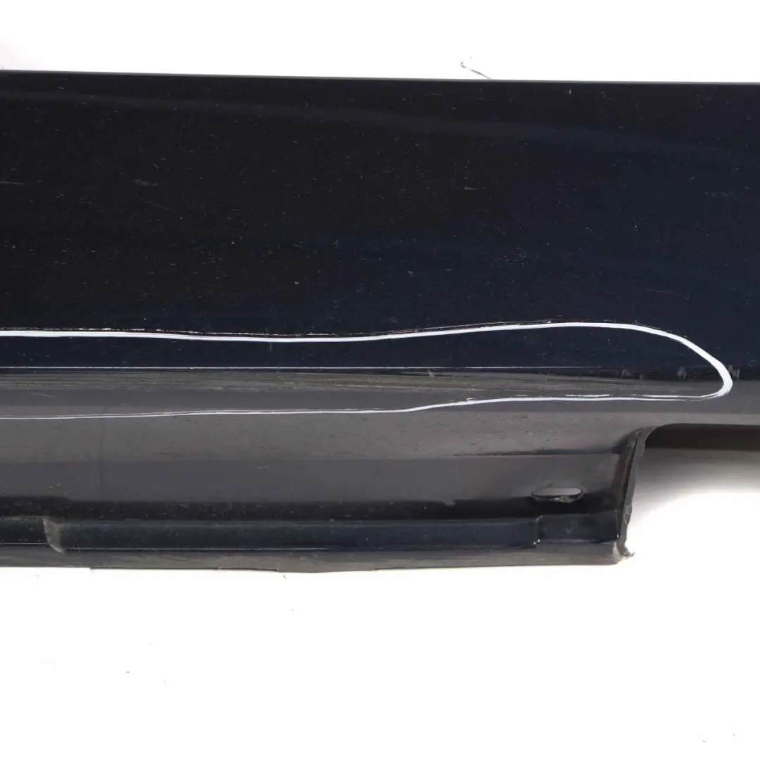 BMW E60 E61 Side Skirt Door Sill Cover Right O/S Monacoblau Blue Metallic - A35