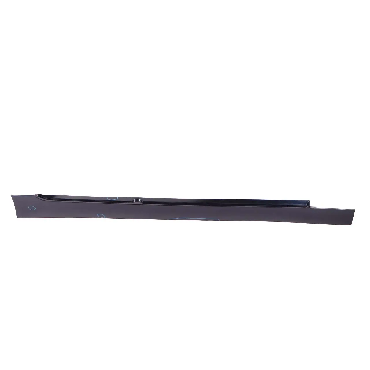 BMW 5 Series E60 E61 Door Sill Side Cover Skirt Right O/S Orientblau Blue 317