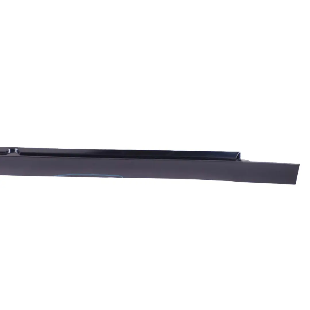 BMW 5 Series E60 E61 Door Sill Side Cover Skirt Right O/S Orientblau Blue 317