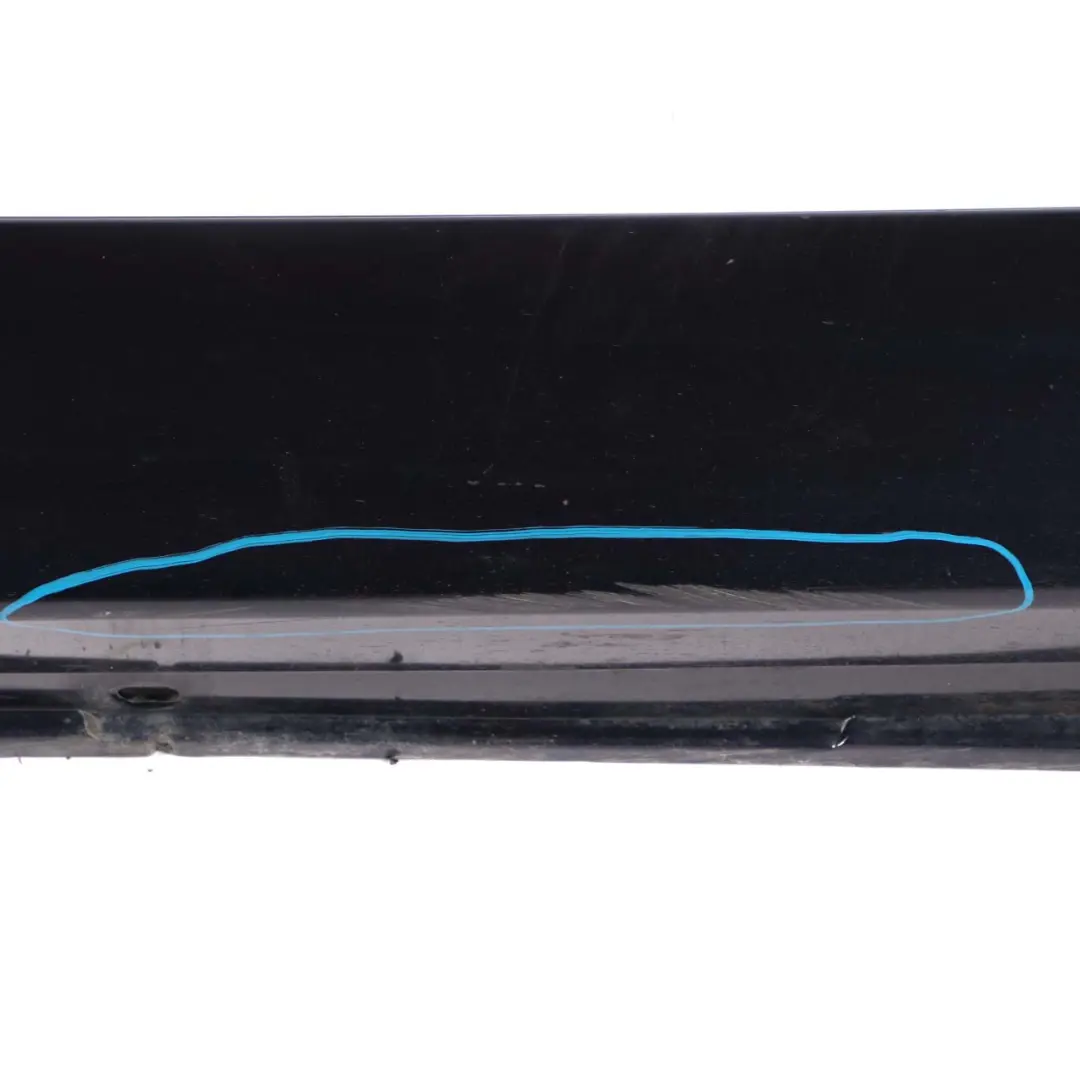 BMW 5 Series E60 E61 Door Sill Side Cover Skirt Right O/S Orientblau Blue 317