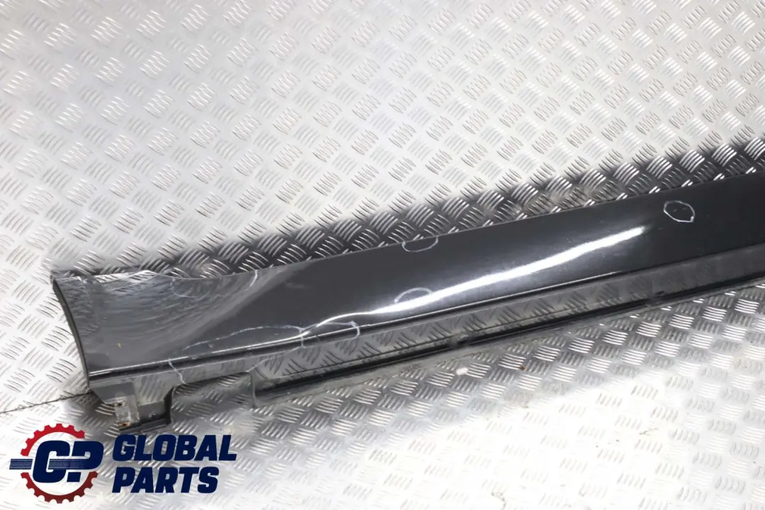 Door Sill Side Cover Skirt Right O/S Schwarz 2 Black - 668 BMW 5 Series E60 E61 - SKU 0150278-SCH - Part number 150278