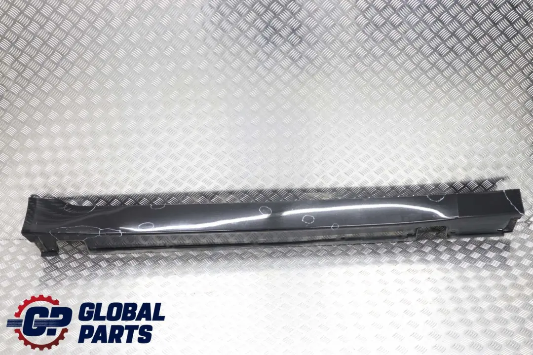 Door Sill Side Cover Skirt Right O/S Schwarz 2 Black - 668 BMW 5 Series E60 E61 - SKU 0150278-SCH - Part number 150278