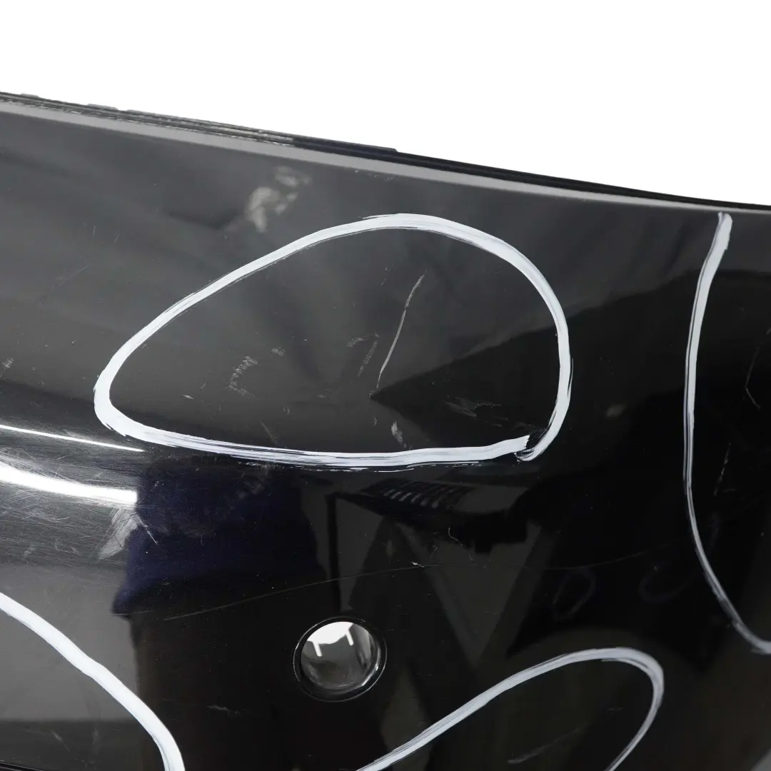 BMW E63 E64 Bumper Rear PDC Trim Panel Cover Black Sapphire Metallic - 475