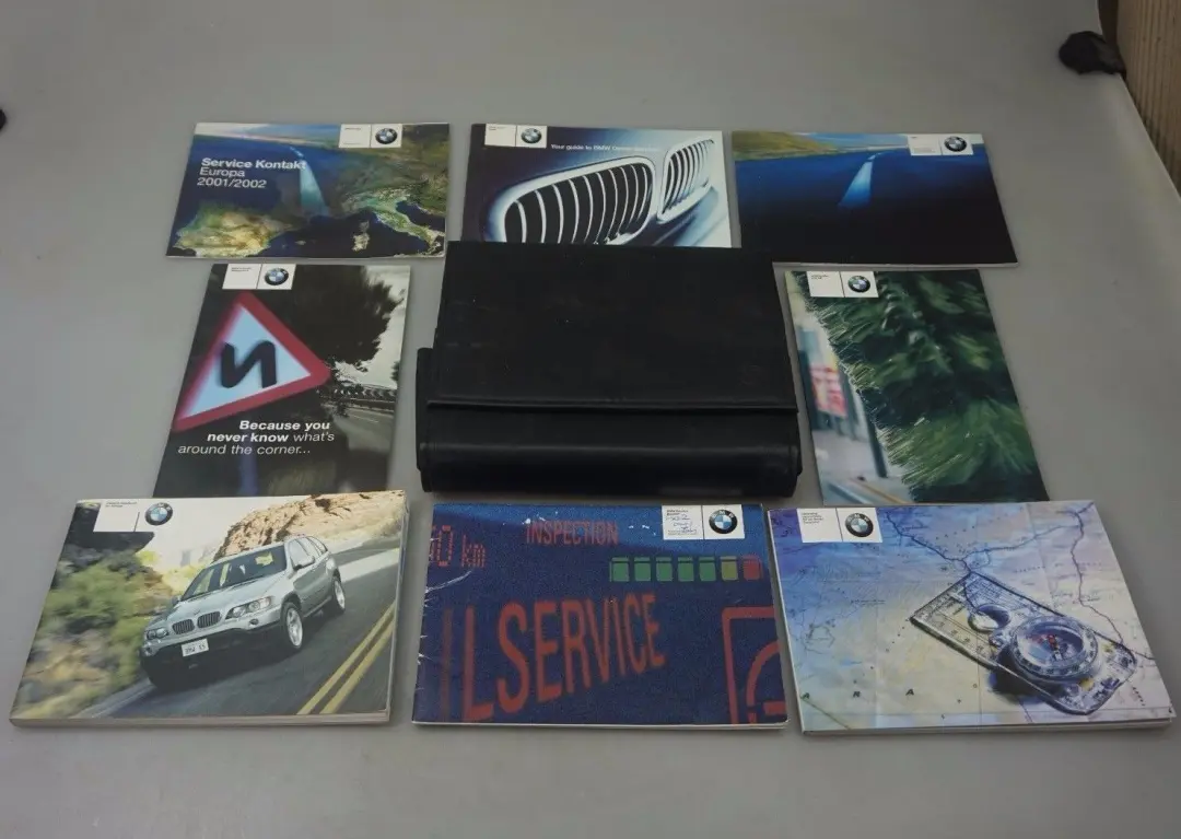 Service Booklet Owner's Handbook Case Pouch Wallet BMW X5 Series 2 E53 - SKU 0156407-2 - Part number 156407