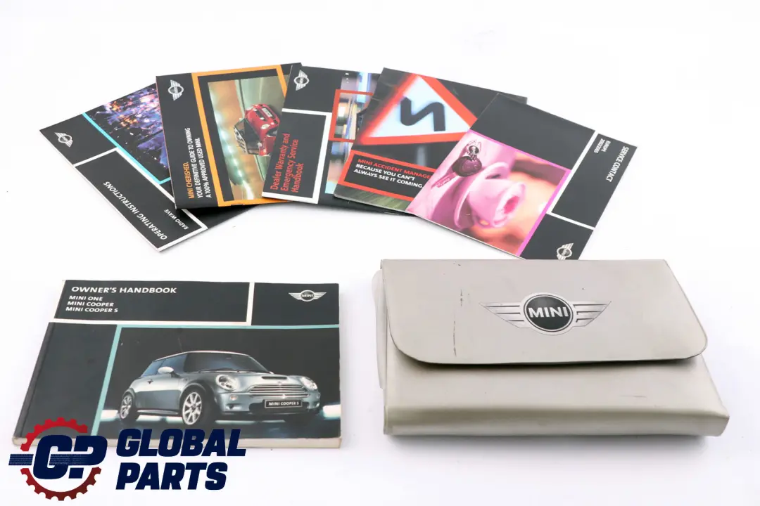 BMW Mini Cooper One R50 R53 Booklet Owner's Handbook Set Pouch Case