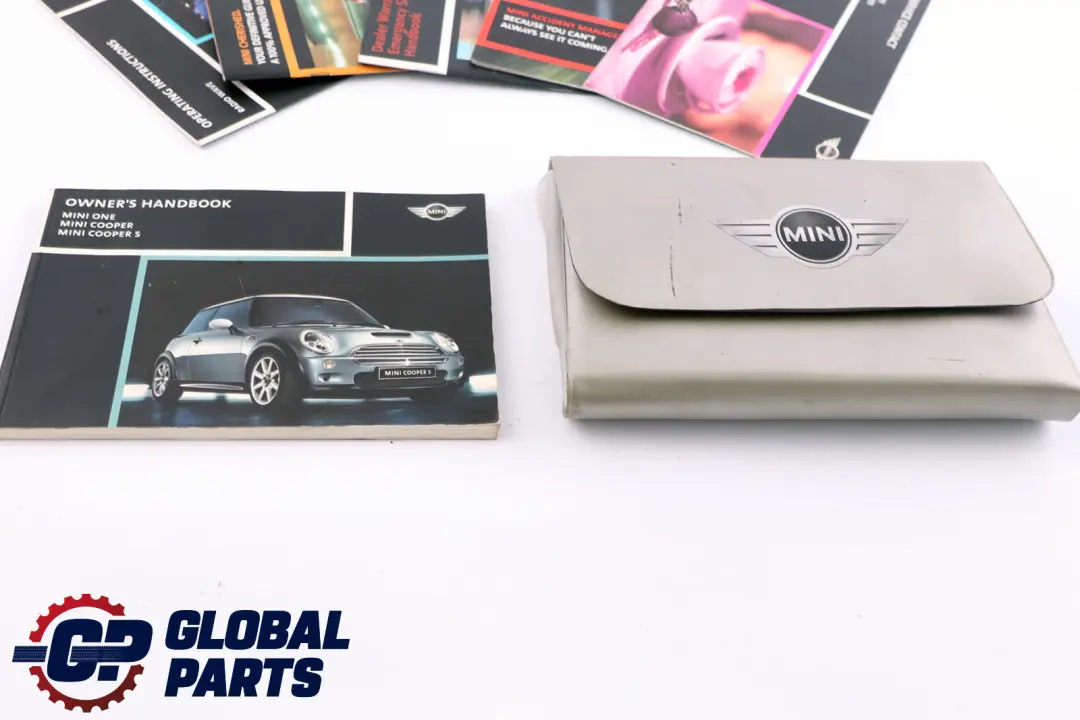 BMW Mini Cooper One R50 R53 Booklet Owner's Handbook Set Pouch Case