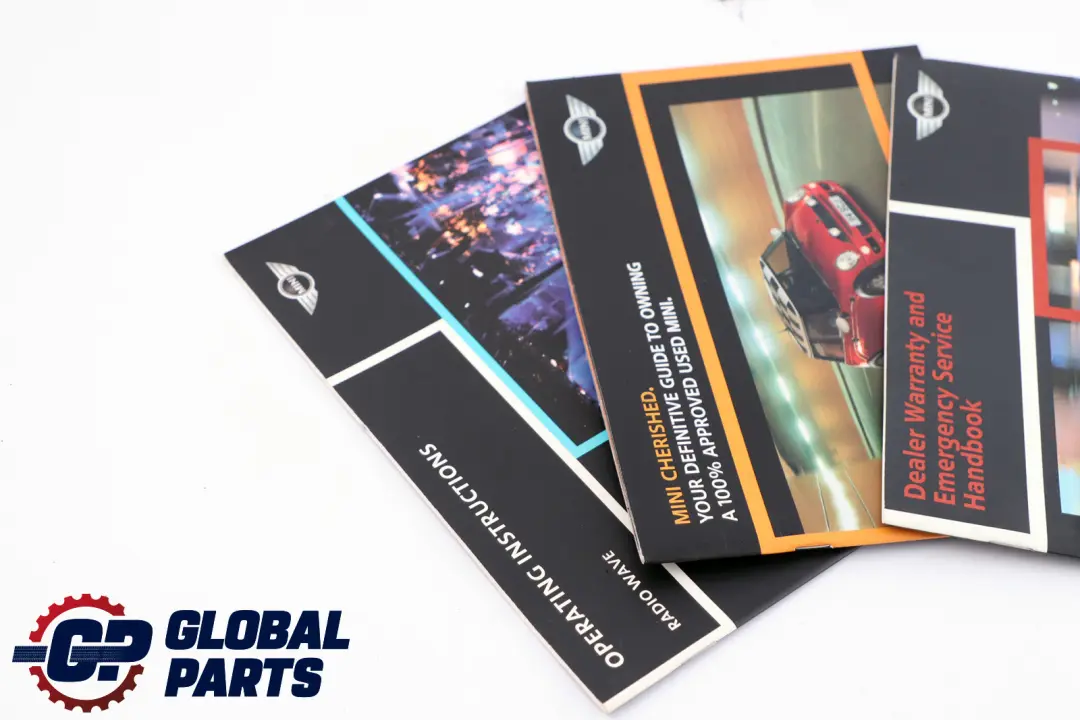 BMW Mini Cooper One R50 R53 Booklet Owner's Handbook Set Pouch Case