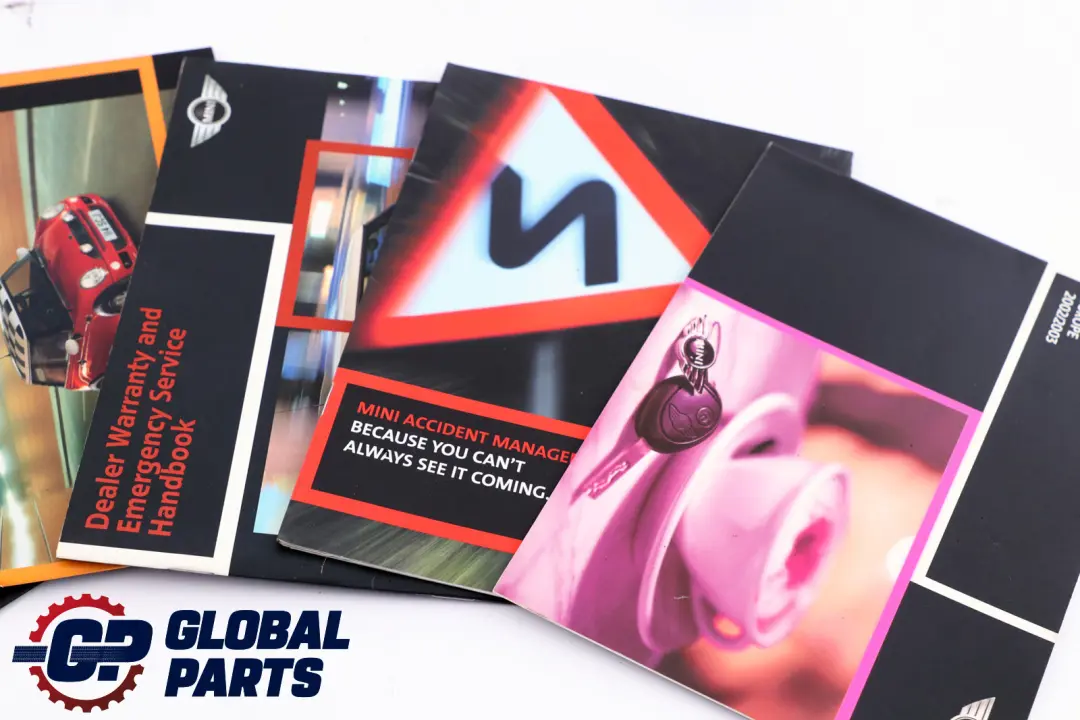 BMW Mini Cooper One R50 R53 Booklet Owner's Handbook Set Pouch Case