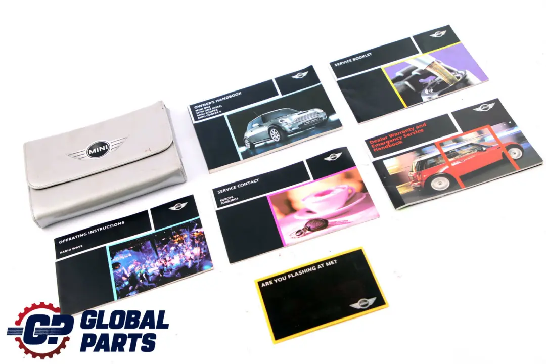 BMW Mini Cooper R50 R53 Service Booklet Owner's Handbook Pouch Case Wallet Set