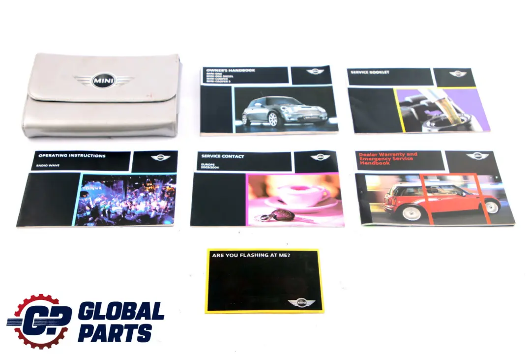 BMW Mini Cooper R50 R53 Service Booklet Owner's Handbook Pouch Case Wallet Set