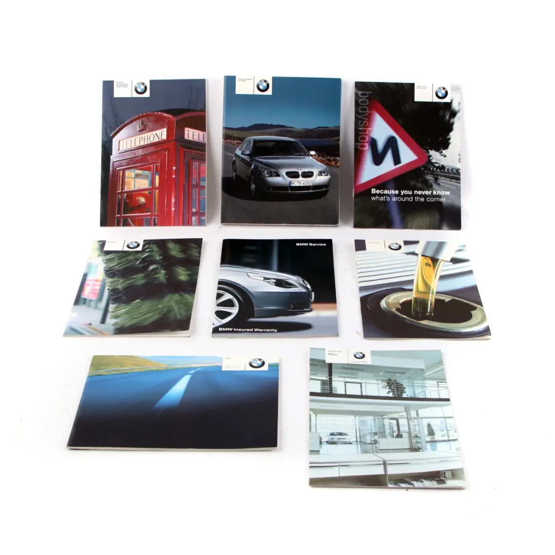 BMW 5 Series E60 Owner's Service Handbook Case Pouch Wallet 0157651