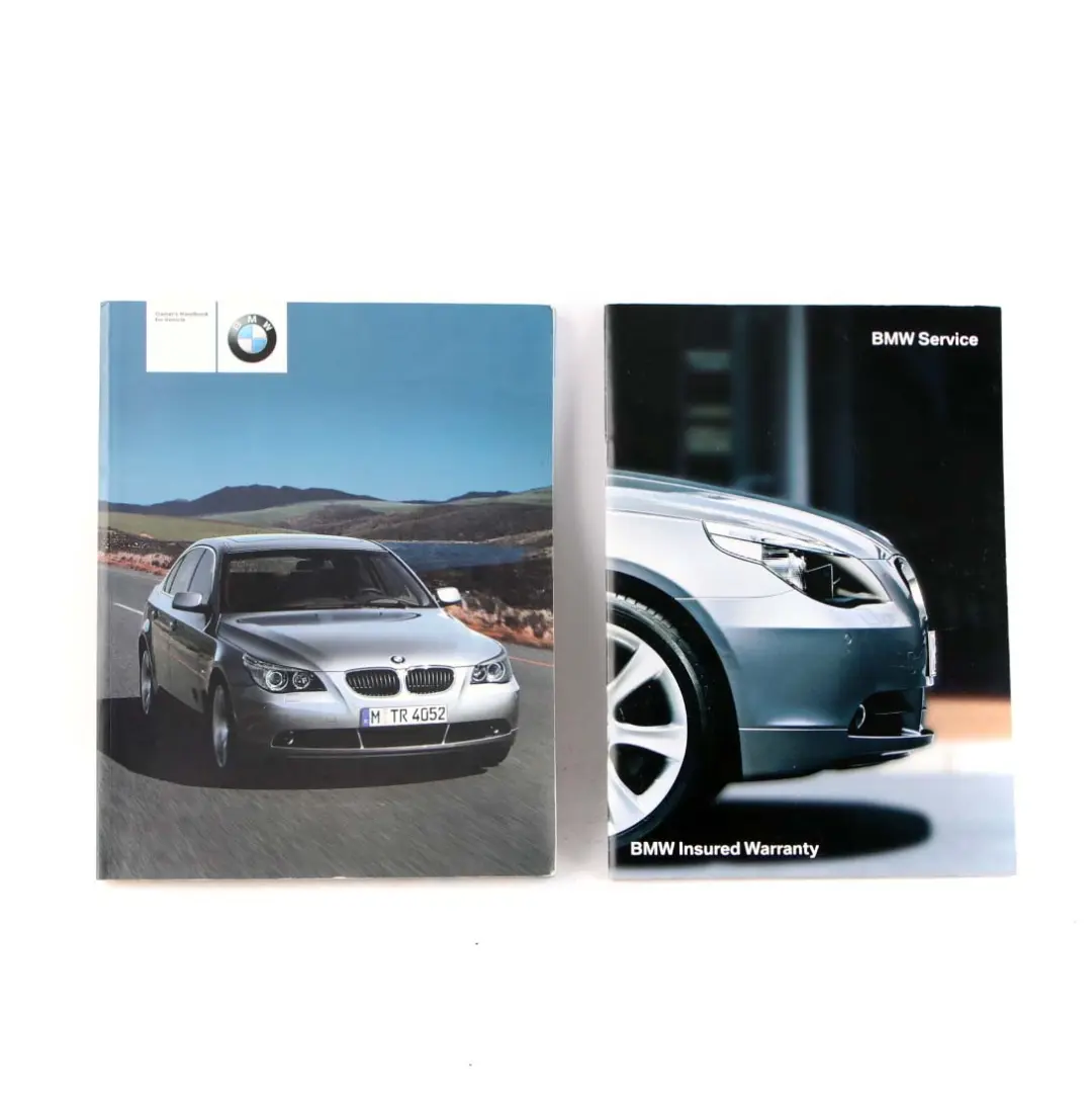 BMW 5 Series E60 Owner's Service Handbook Case Pouch Wallet 0157651