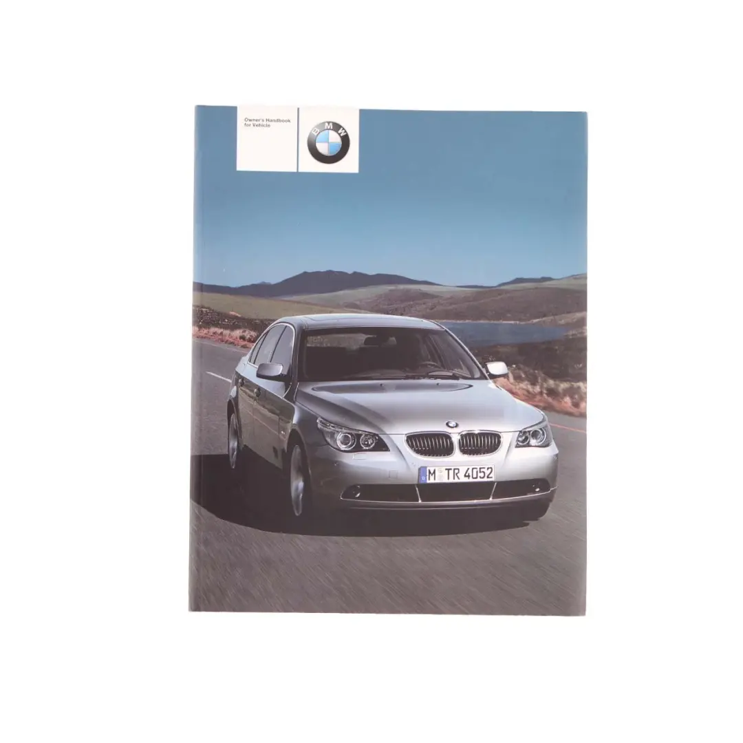 BMW 5 Series E60 Owner's Guide Service Handbook Case Pouch Wallet 0157651