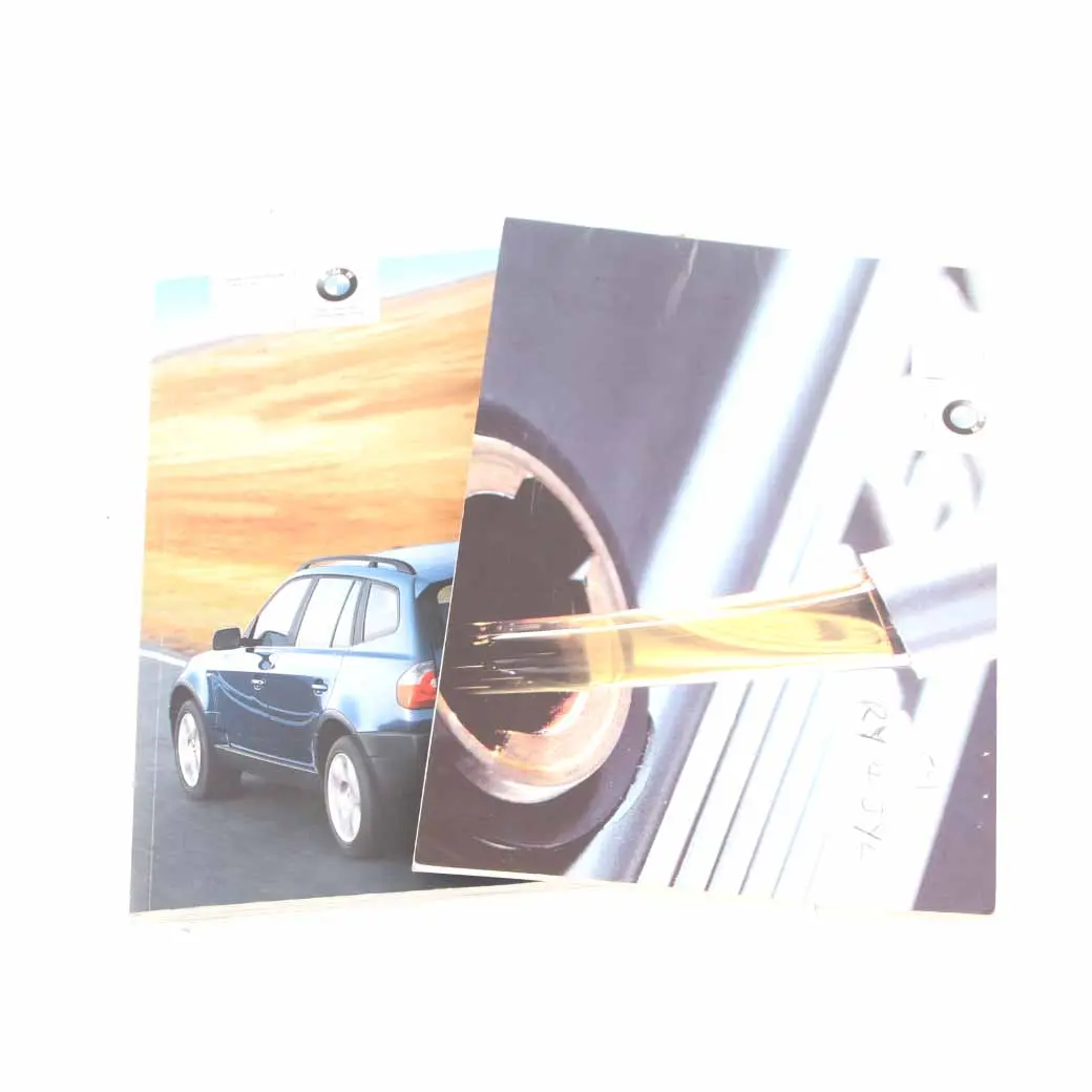 BMW X3 E83 Owner's Handbook Service Booklet Pouch Case Wallet